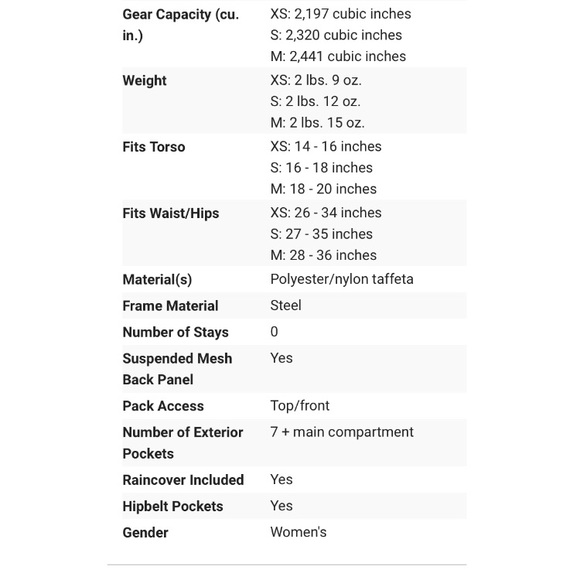 NWT Gregory J38 Pack - moonrise purple XS - Picture 8 of 8